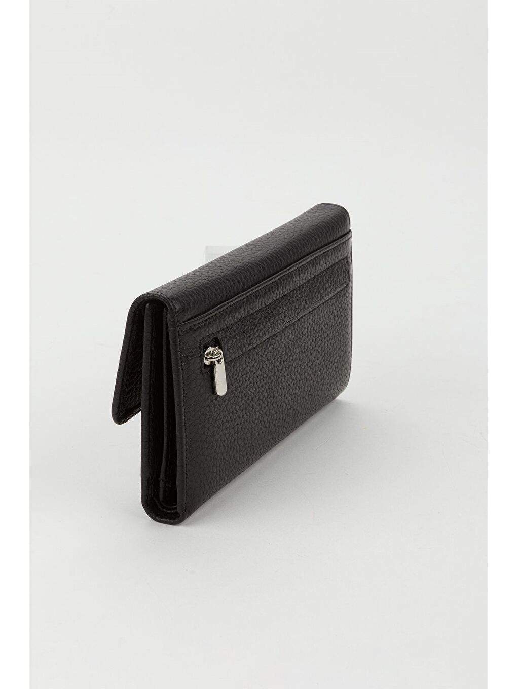 Siyah Kutulu Hakiki Deri Mavi Orta Boy Çok Gözlü Kadın El Portföyü Kartlık Cüzdan-1