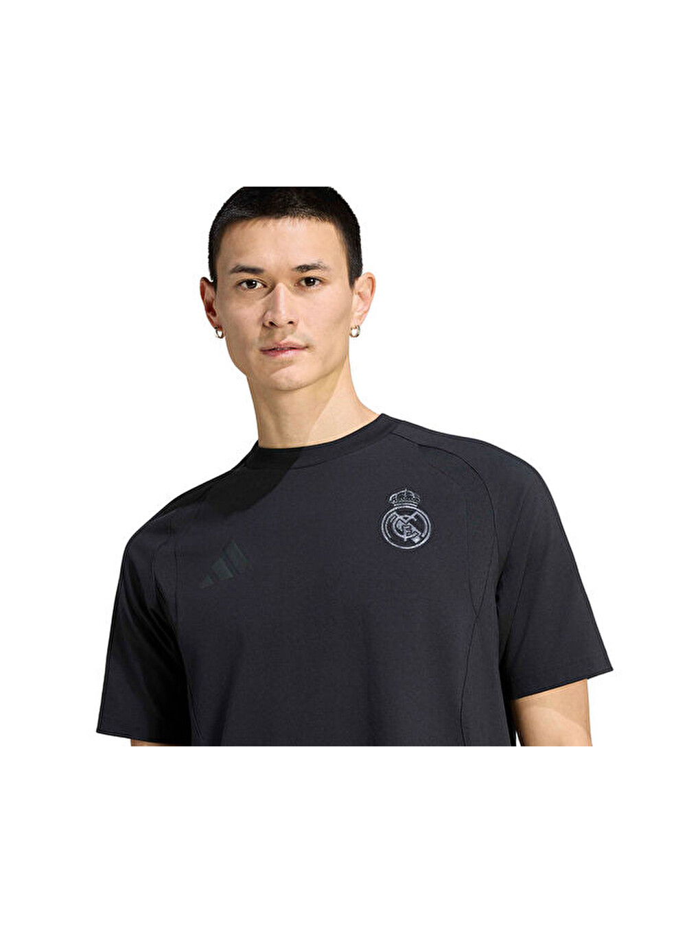 Real Tt Tee Erkek Futbol Tişörtü Kc7809 Siyah-3