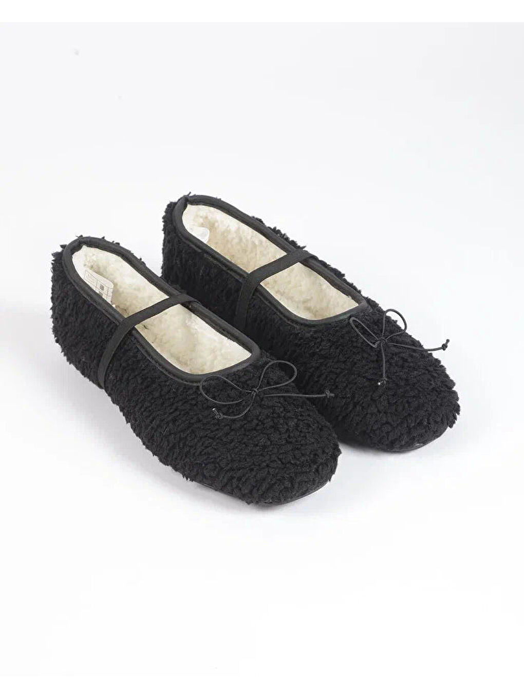 Siyah Kadın Ev İçi Ayakkabı - CLARA