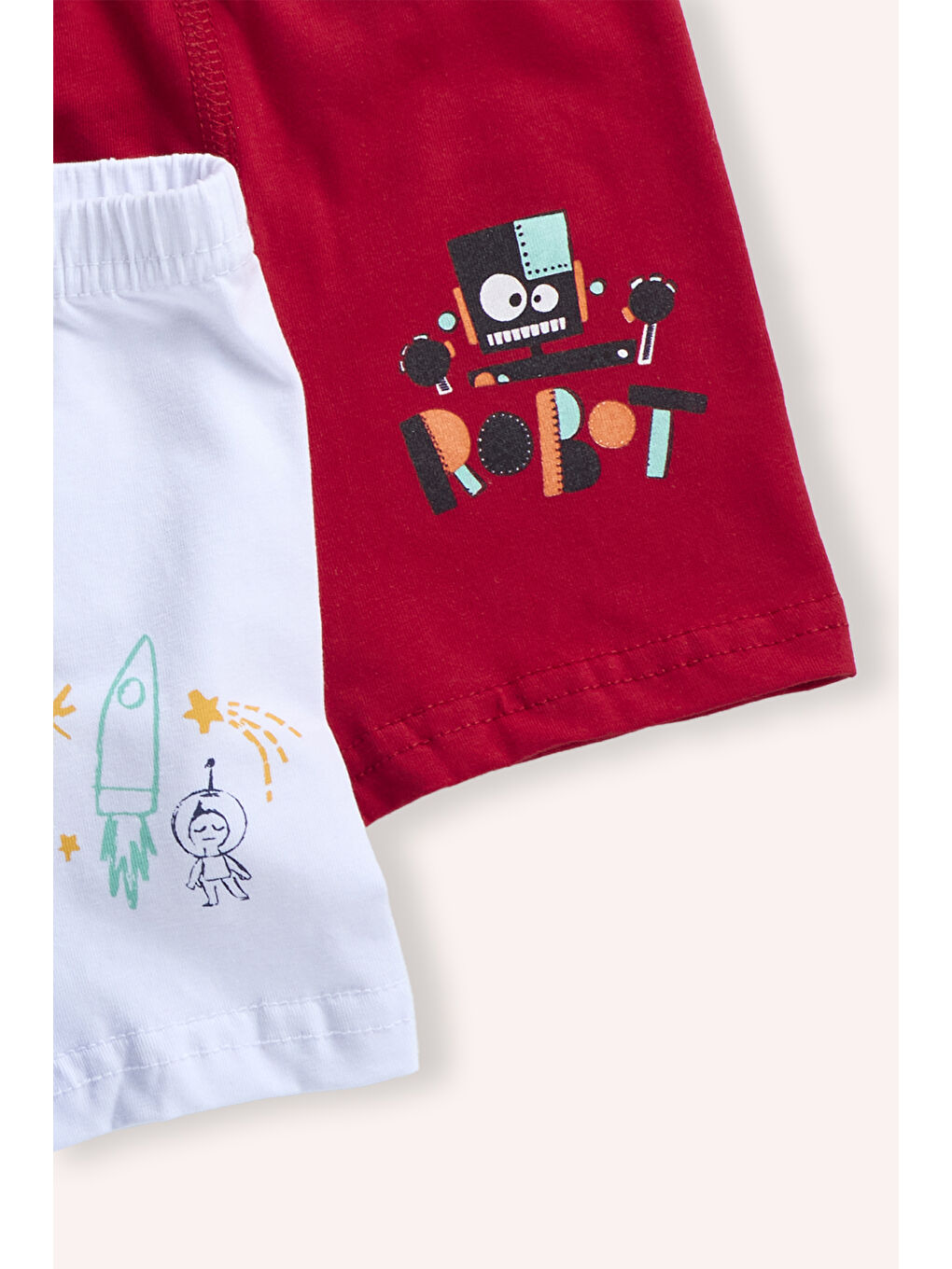 Karışık Erkek Çocuk Racing Desenli 3'lü Boxer - İç Giyim-1