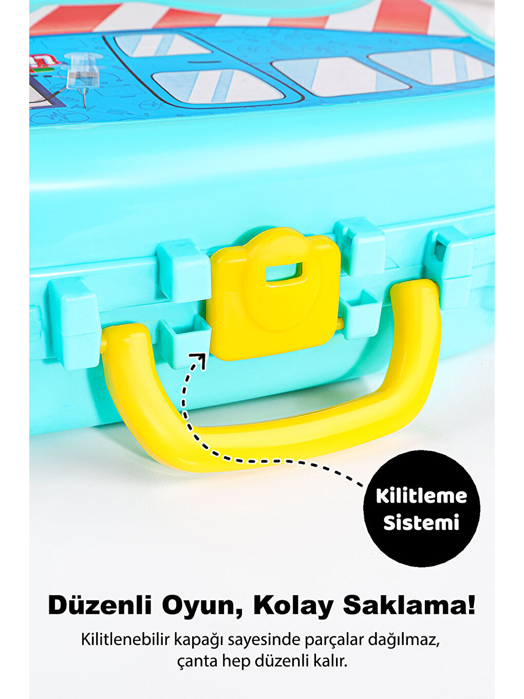14 Parça Tekerlekli Oyuncak Doktor Seti - Çantalı Çocuk Hastane Meslek Oyunu Eğitici Öğretici Oyun-4