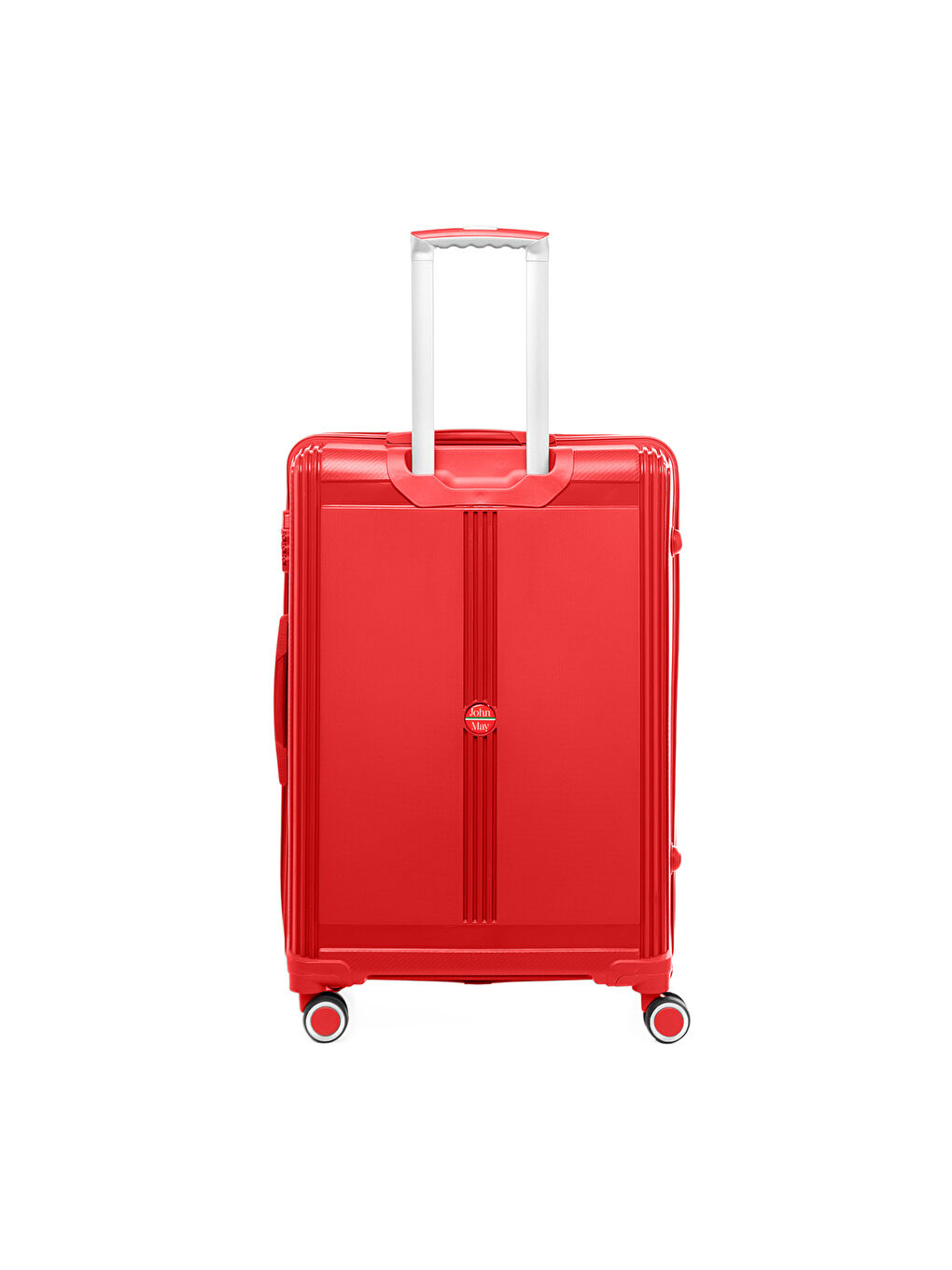 Unisex JMY8101.19 PP Silikon Valiz Büyük Boy 78 x48x32cm Kırmızı-2