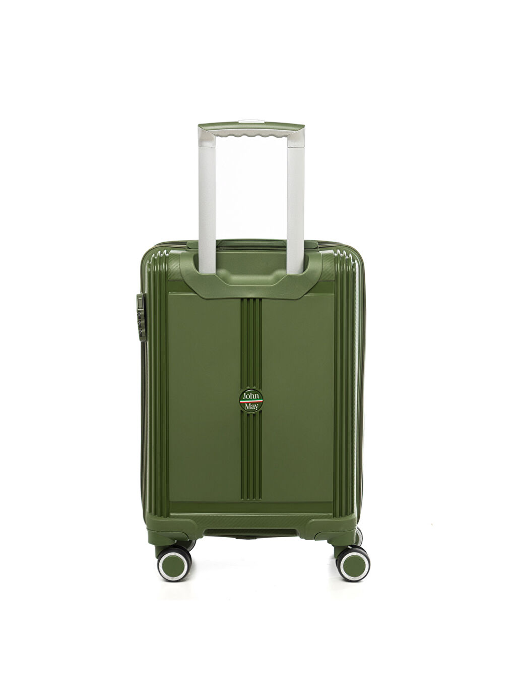 Yeşil Unisex JMY8101.05 Silikon Valiz Küçük Boy 57x35x25cm Haki-2