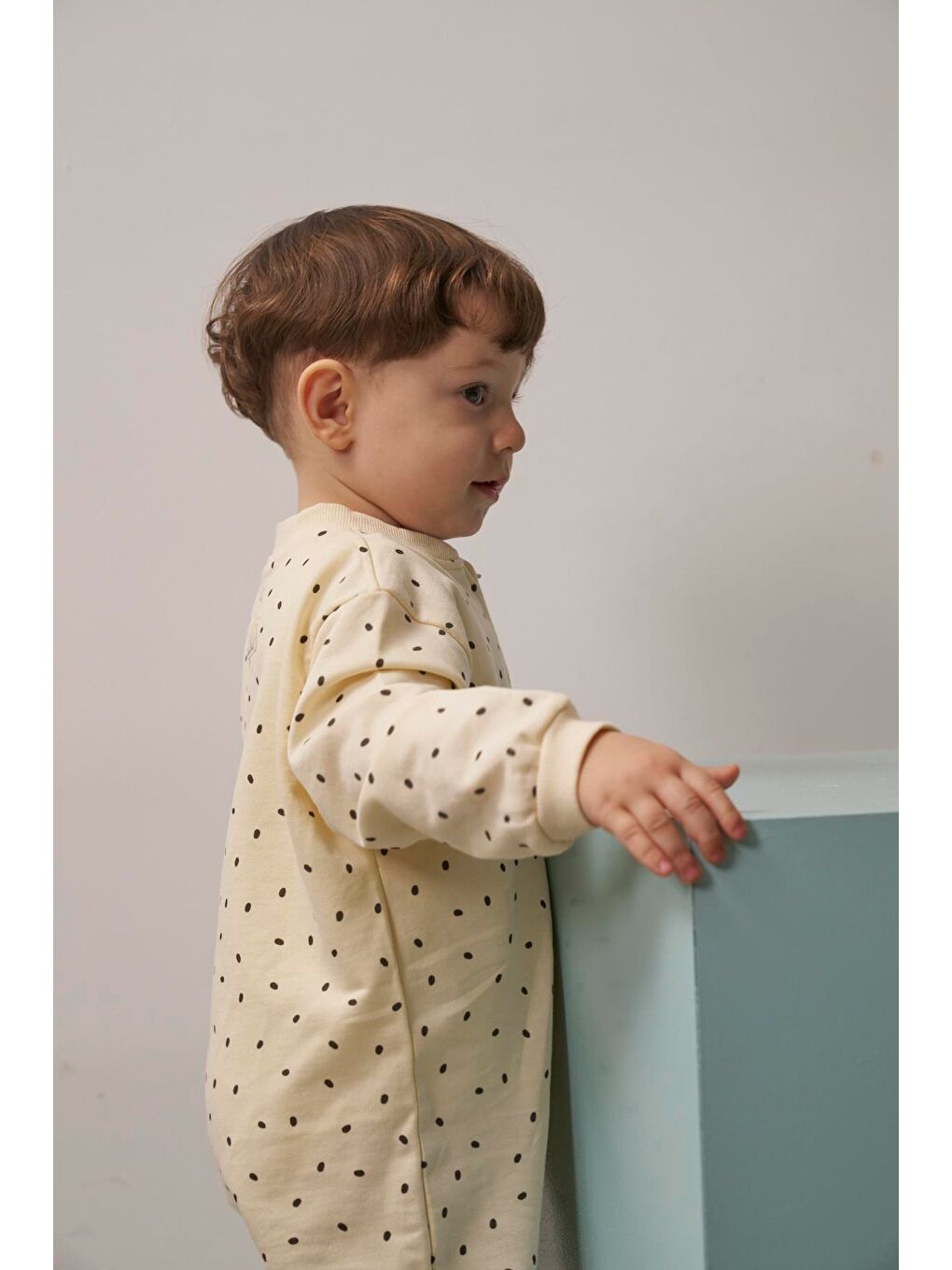 Ekru Little Spot Baby Tulum-3