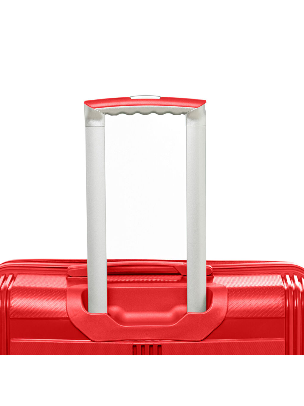 Unisex JMY8101.19 PP Silikon Valiz Büyük Boy 78 x48x32cm Kırmızı-4