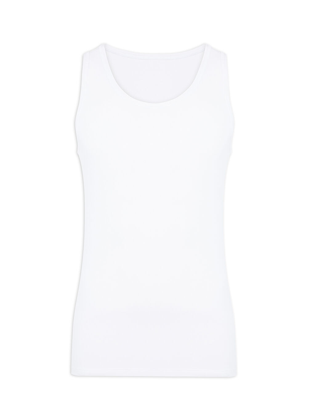 Beyaz Bambu Erkek Atlet BEYAZ-1