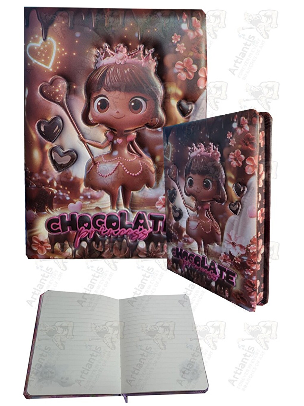 Kokulu Not Defteri 1 Adet Puffy Cute 13x18cm 96 Yaprak Çizgili Pofuduk Defter Kız Hediye Defter