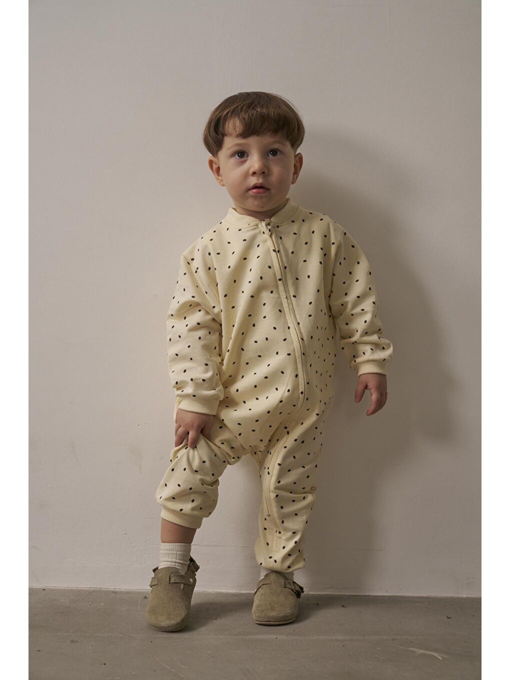 Ekru Little Spot Baby Tulum-5