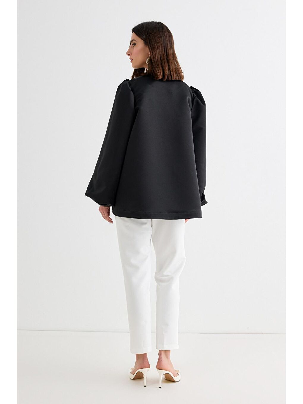 Vera Tafta Ceket Siyah-4