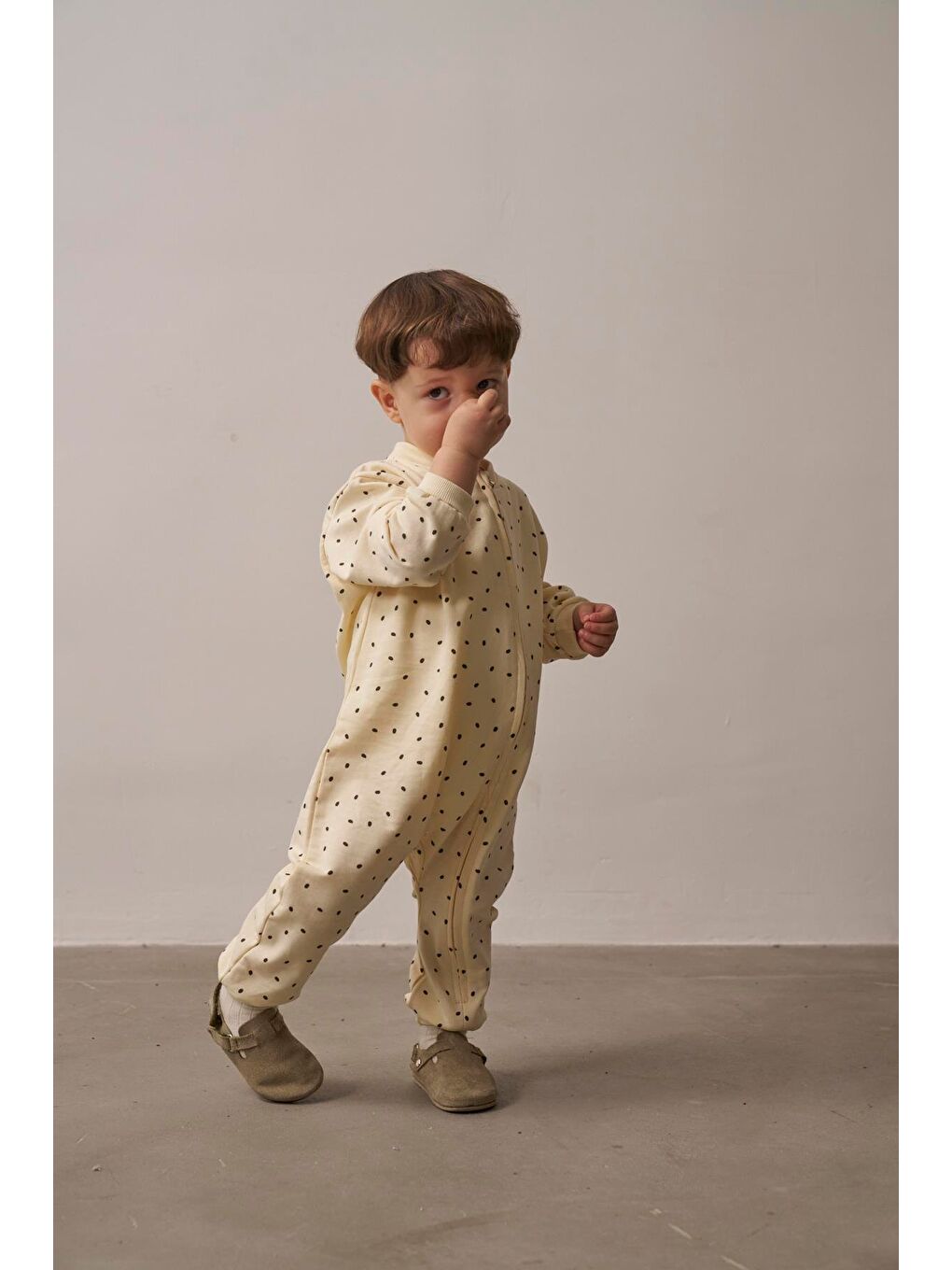 Ekru Little Spot Baby Tulum-6