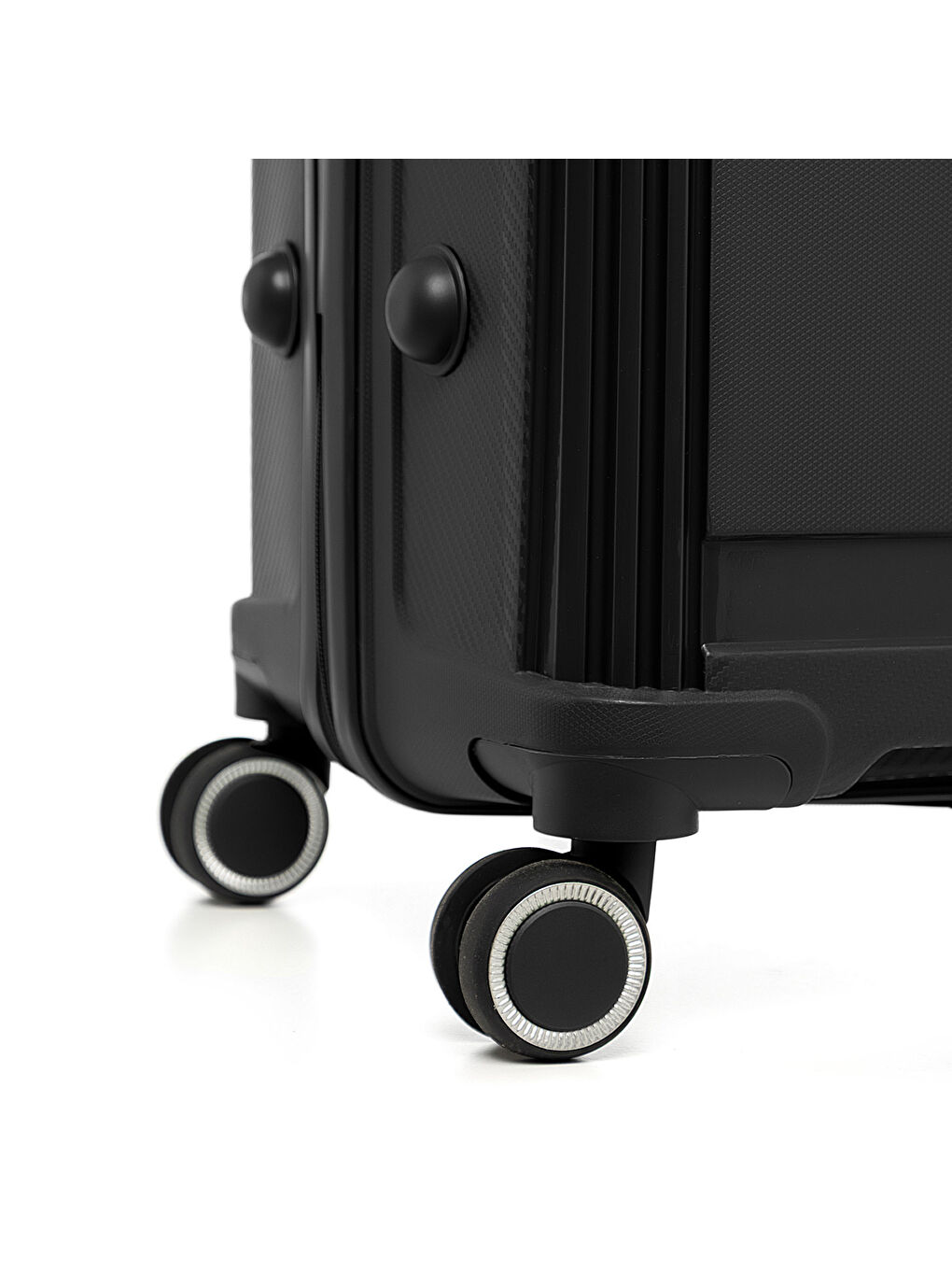 Unisex JMY8101.10 PP Silikon Valiz Orta Boy 67x41x29cm Siyah-5