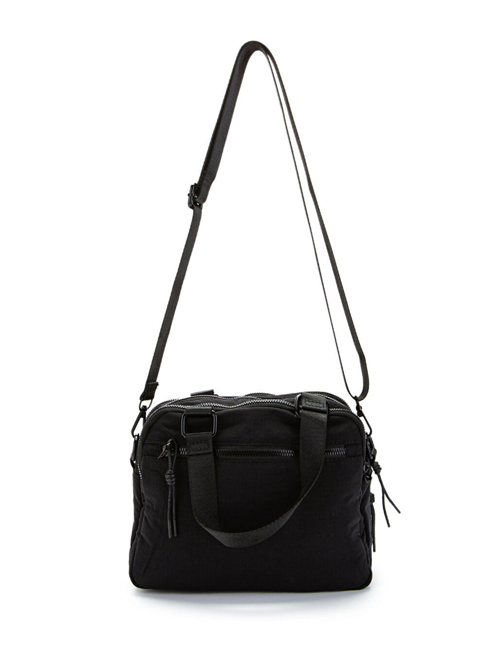 Klinkır Kumaş Kadın Çapraz Çanta Gale Siyah