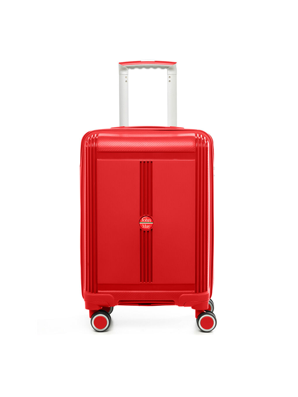 Unisex JMY8101.19 PP Silikon Valiz Küçük Boy 57x35x25cm Kırmızı