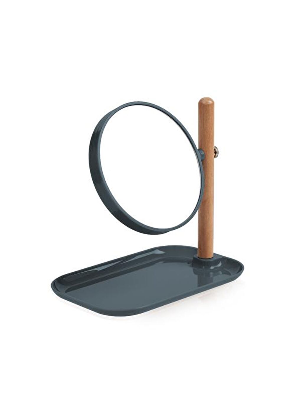 Orginazerli Banyo ve Makyaj Aynası - Antrasit-2