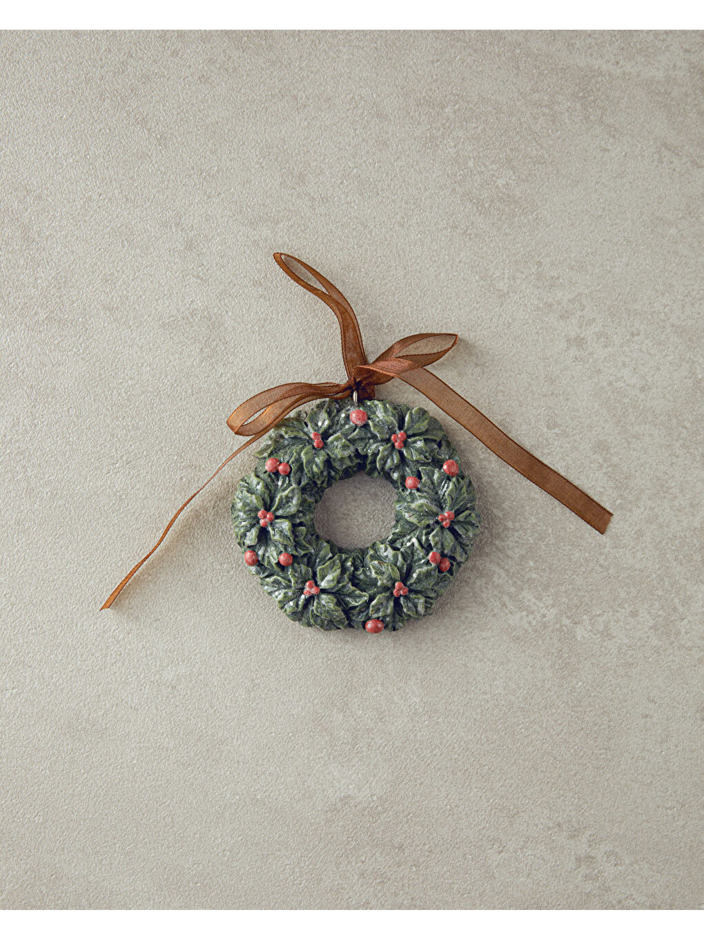 Sarı Randa Yılbaşı Ağaç Süsü 16x16x8 cm Gold