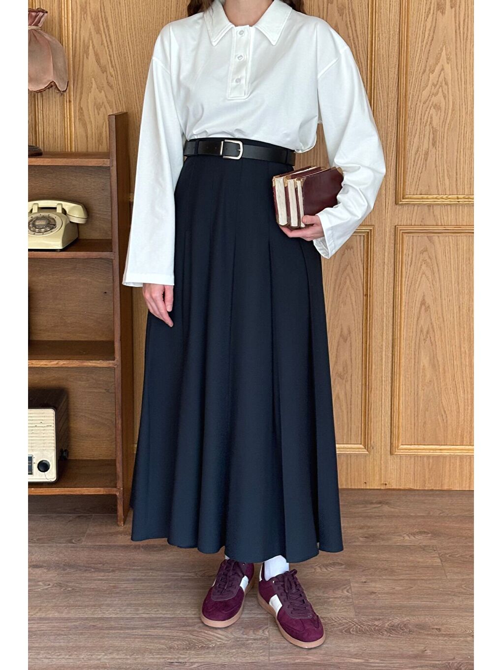 Lacivert Poliviskon Kolej Etek-1