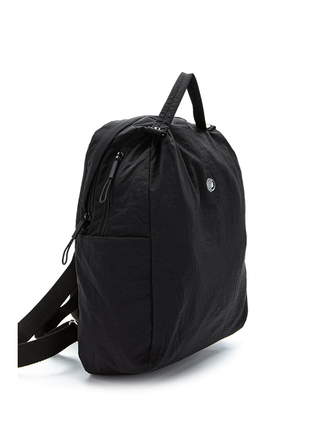 Klinkır Kumaş Suya Dayanıklı Roksy Unisex Sırt Çantası Siyah-1