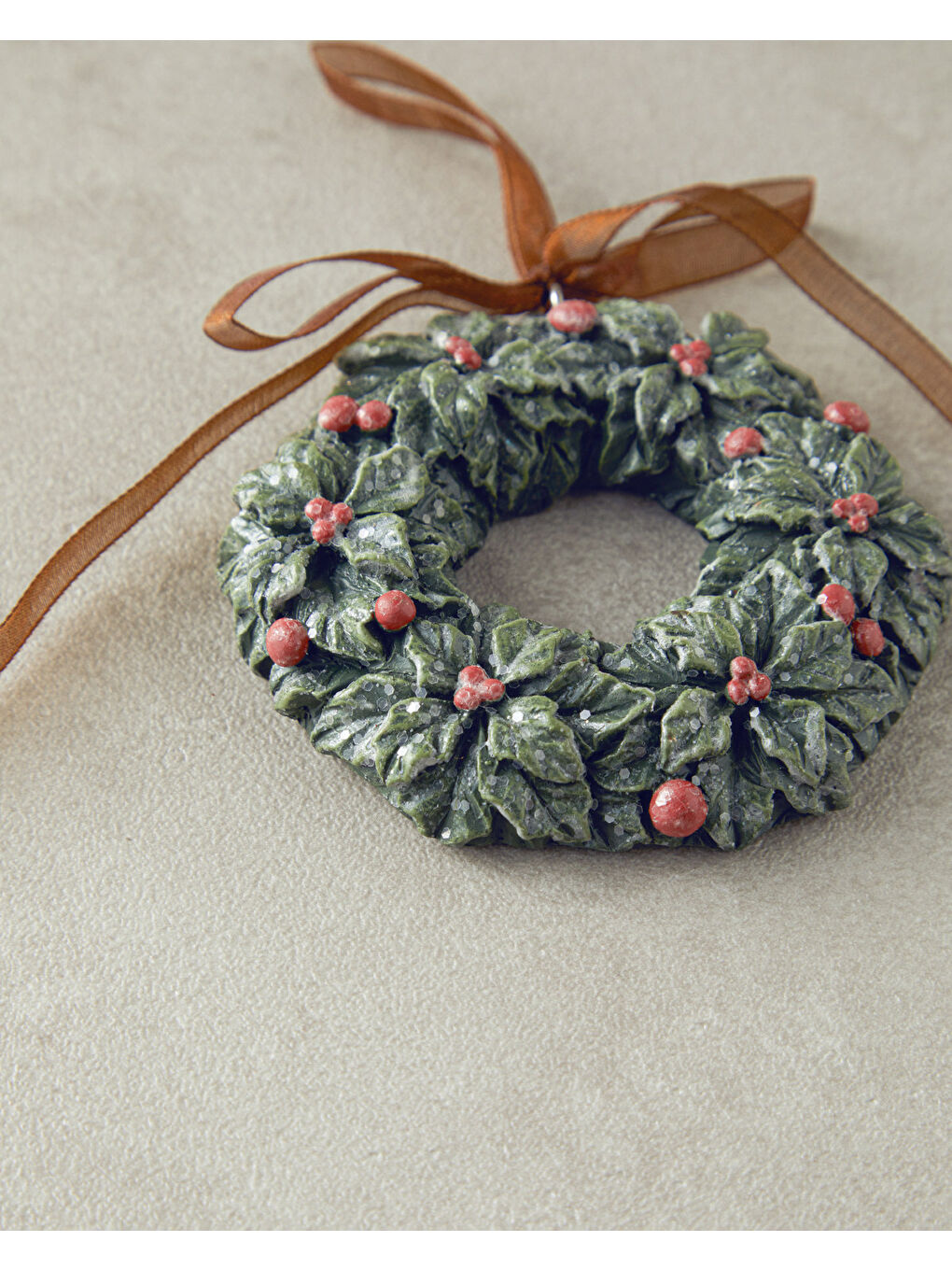 Sarı Randa Yılbaşı Ağaç Süsü 16x16x8 cm Gold-2