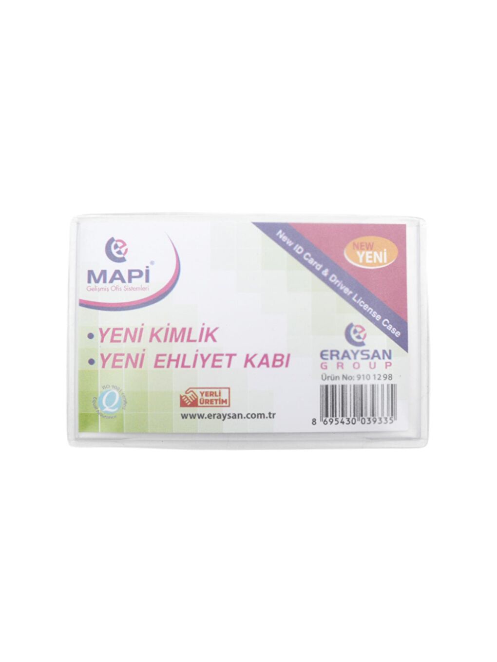 54x86 Pvc Yeni Ehliyet Kimlik Kabı 100 lü 9101295-1