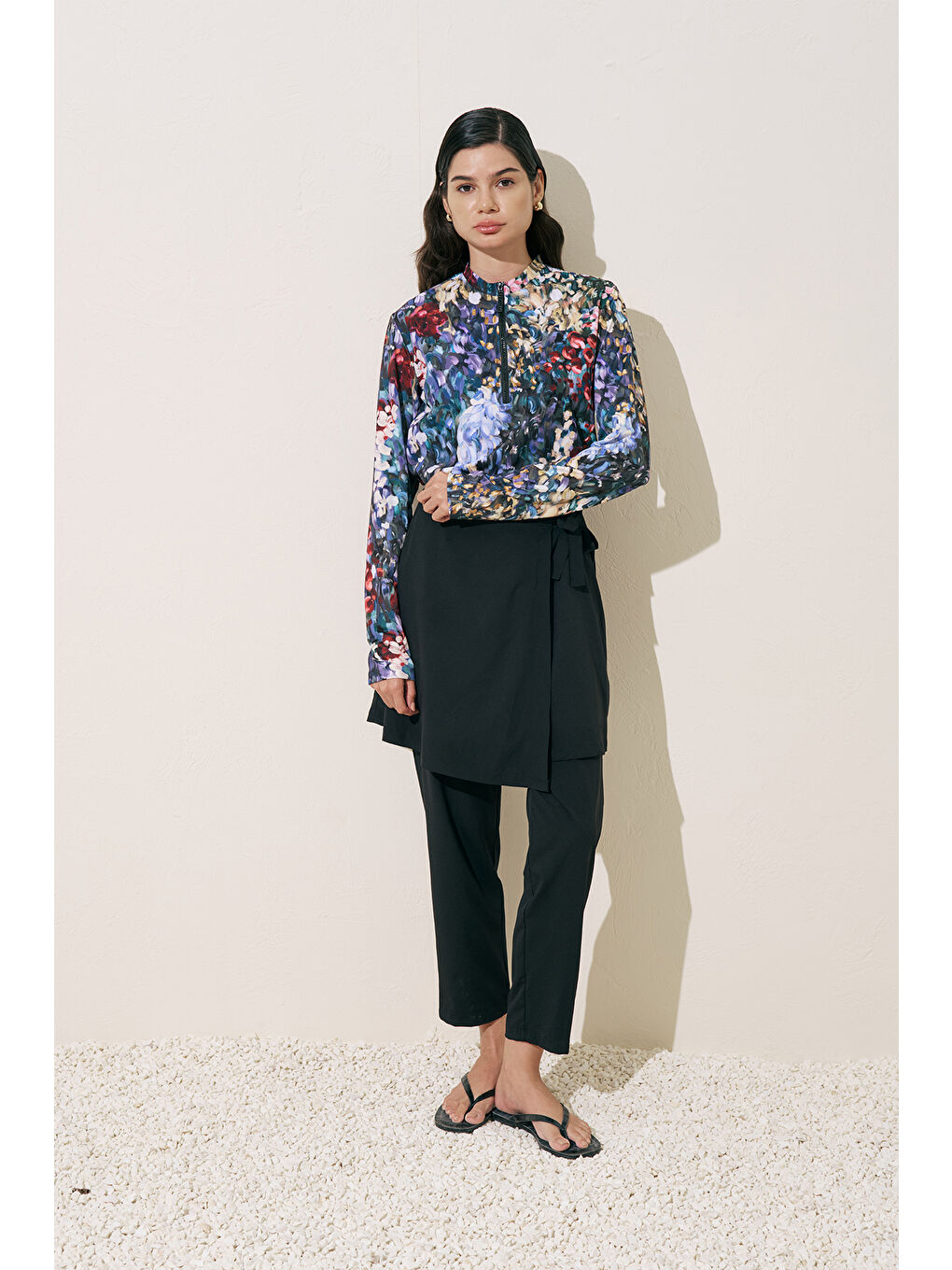 Karışık Desenli Anvelop Tesettür Mayo Color Palette