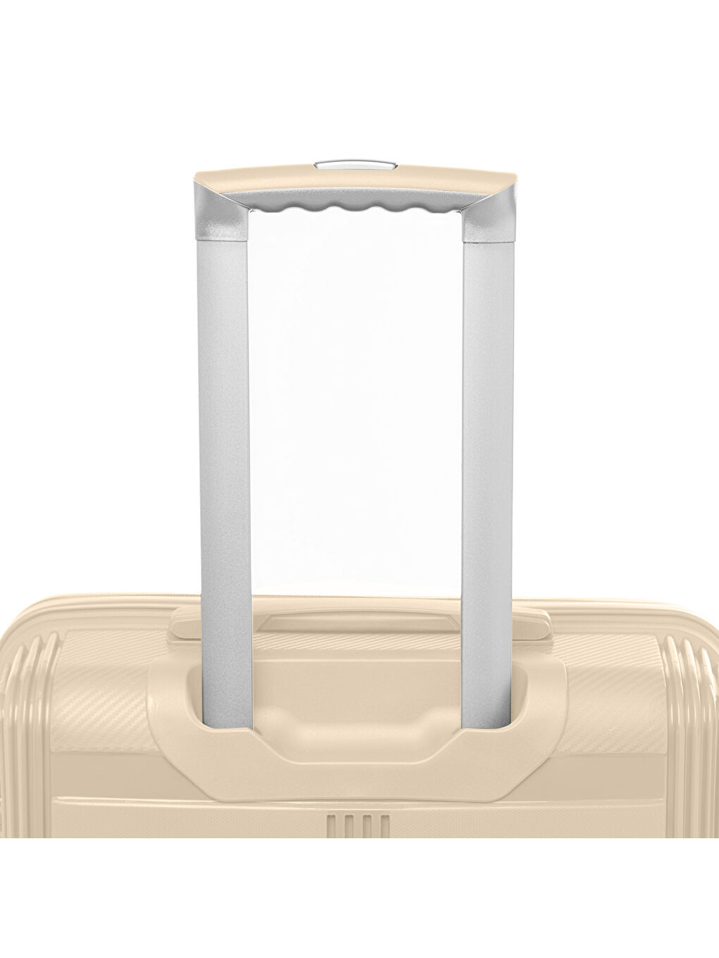 Bej Unisex JMY8101.12 PP Silikon Valiz Orta Boy 67x41x29cm Krem-4