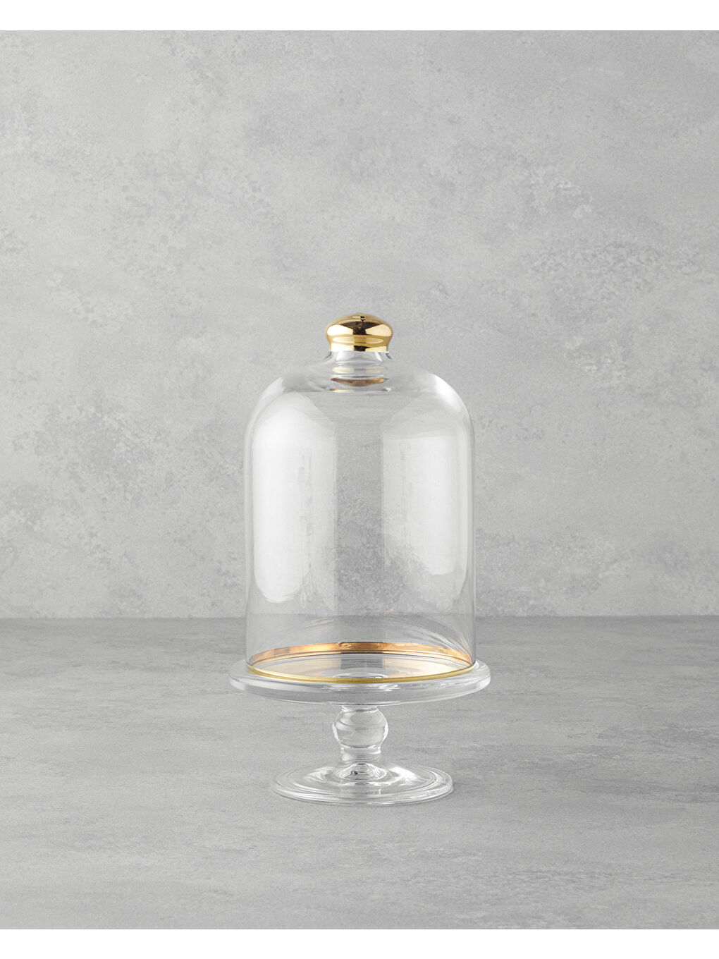 Sarı Nuance Cam Sunumluk 30x23 cm Gold