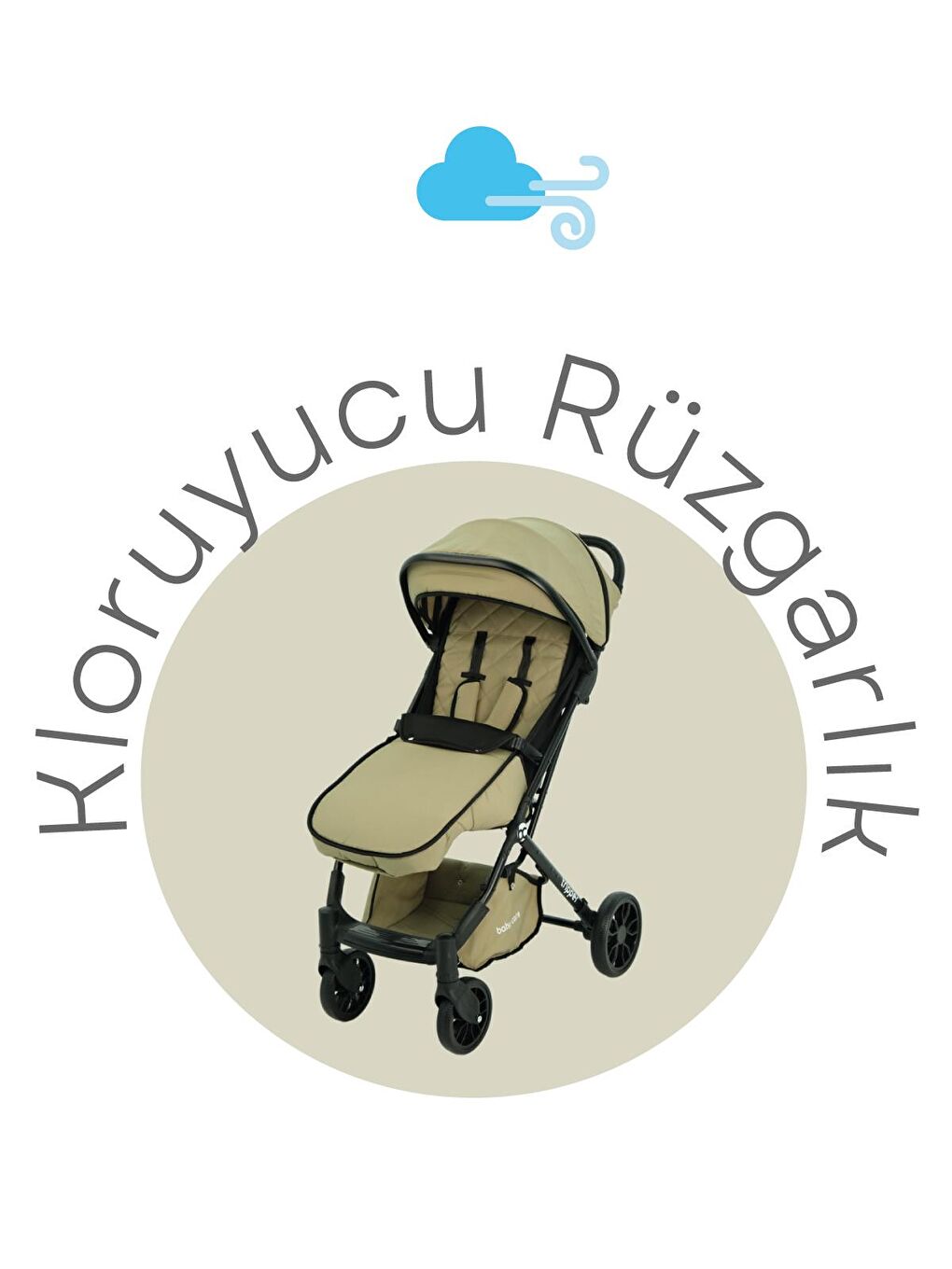 Tripper Kabin Boy Bebek Arabası - Gri-3