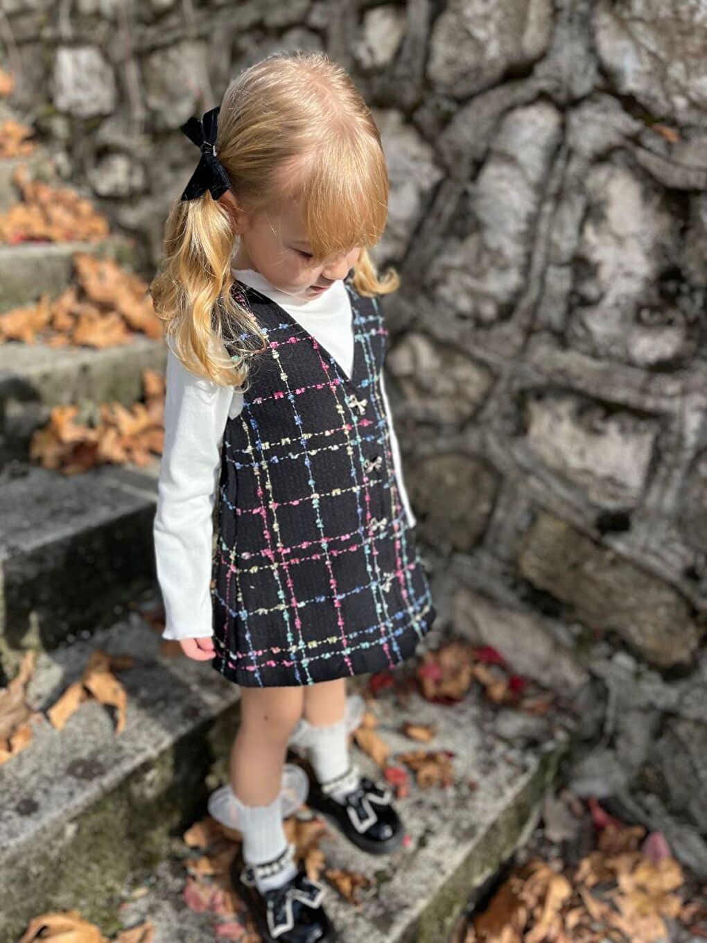 Pembe Kız Çocuk Bayramlık Jile Elbise Takımı 12478-1