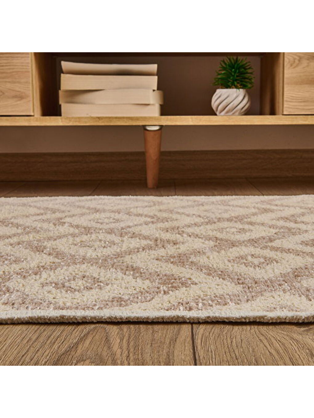 Soft Lomond Halı - Bej - 80x150 cm-4