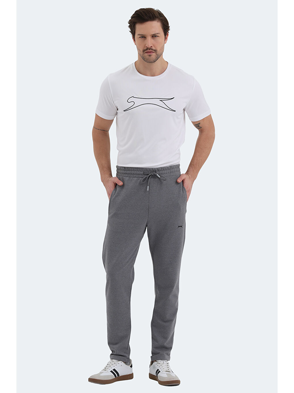 MADOC Erkek Koyu Gri Eşofman Altı-1