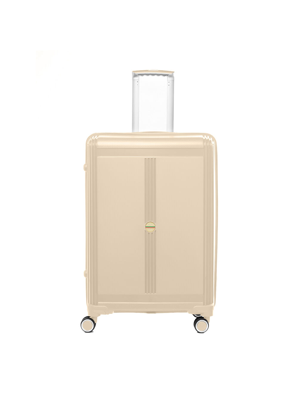 Bej Unisex JMY8101.12 PP Silikon Valiz Büyük Boy 78 x48x32cm Krem