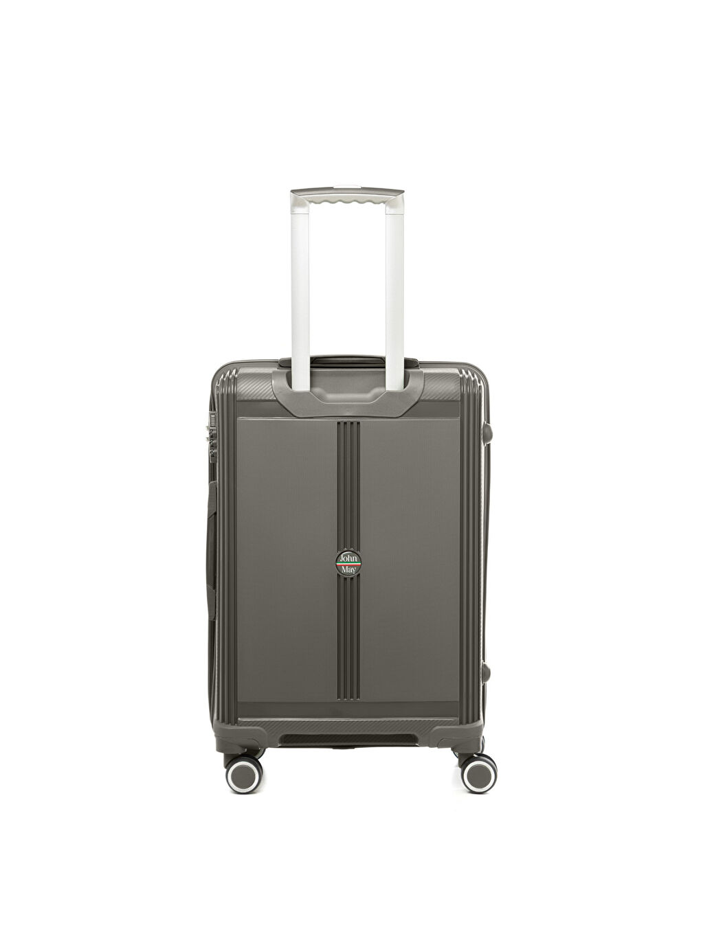 Unisex JMY8101.07 PP Silikon Valiz Orta Boy 67x41x29cm Gri-2