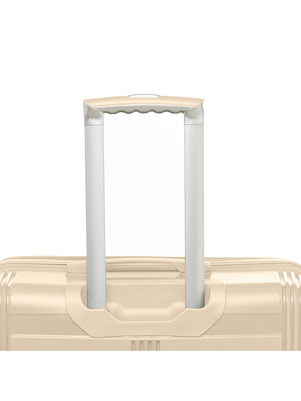 Bej Unisex JMY8101.12 PP Silikon Valiz Büyük Boy 78 x48x32cm Krem-4