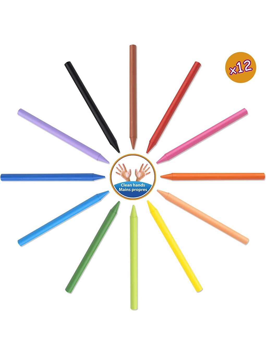 Bic Karışık Boyama Seti Kuru Boya 12'li + Keçeli Boya + Mum Pastel Boya - 2