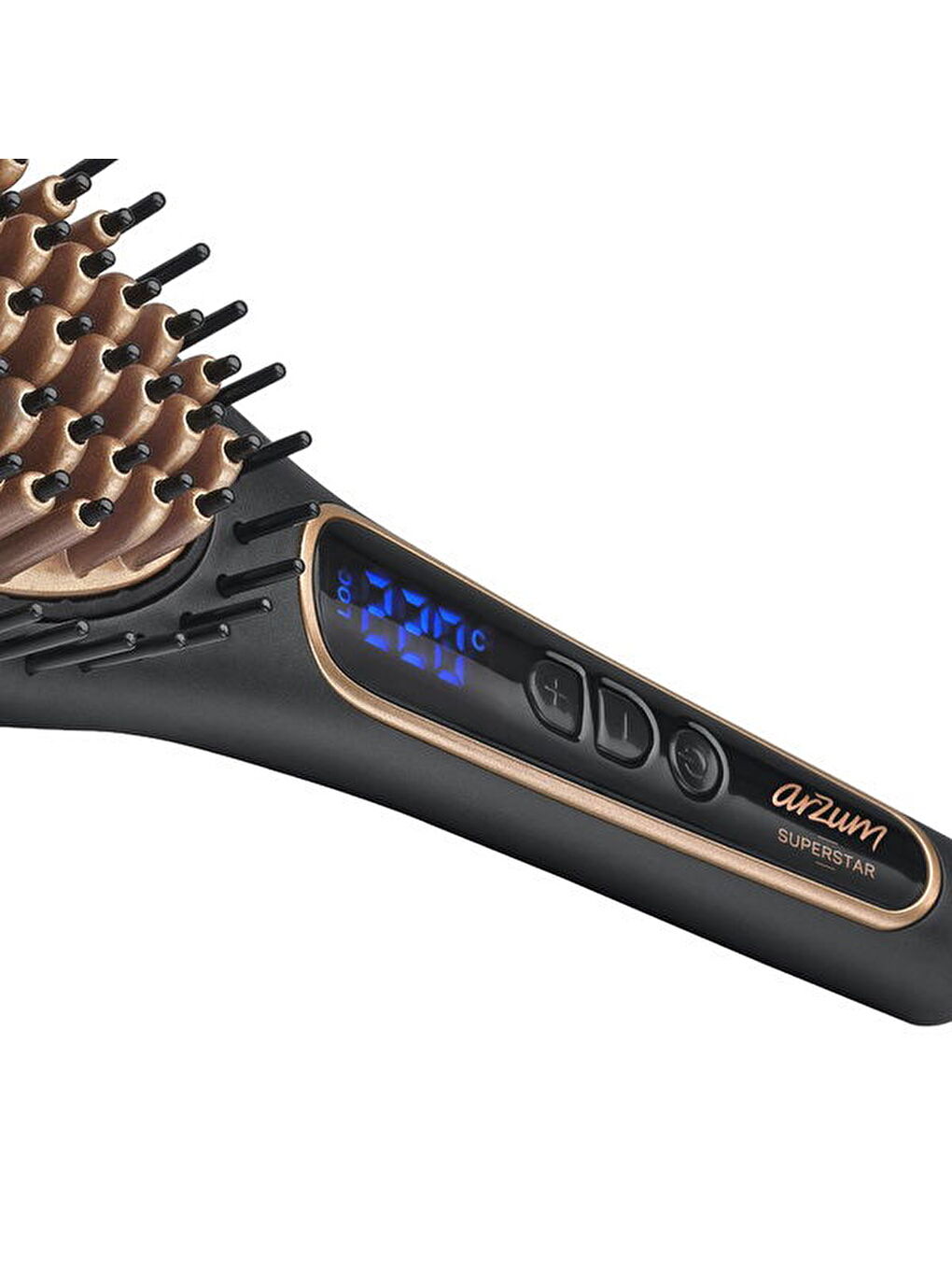 AR5036 Superstar Saç Düzleştirici Fırça - Siyah-1