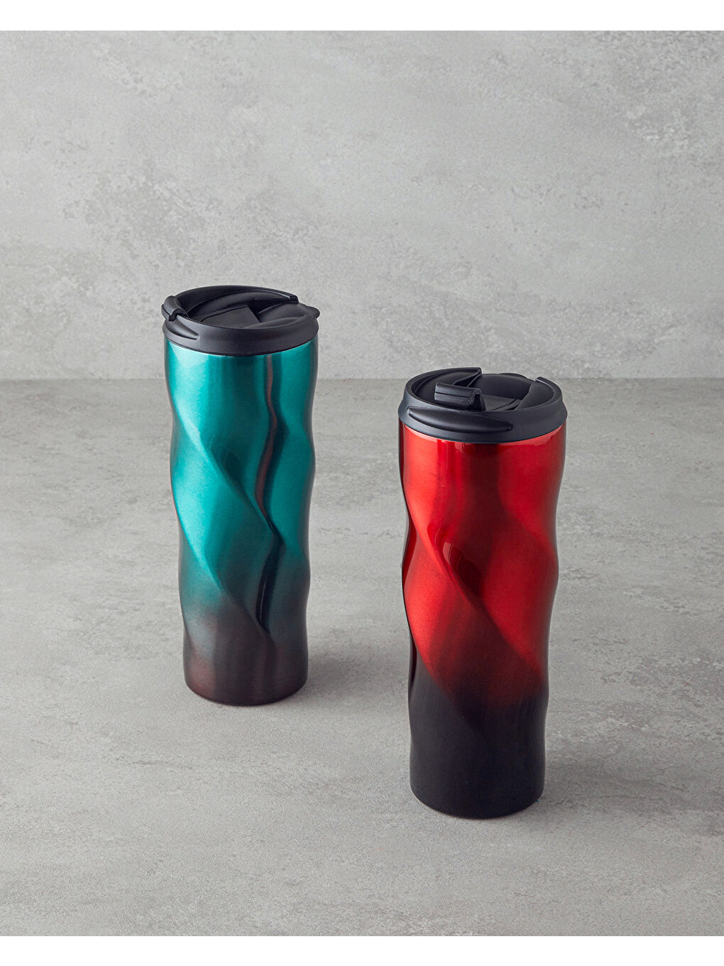 Good Mood Oslo Çelik Travel Mug 500 ml Yeşil-Siyah-3