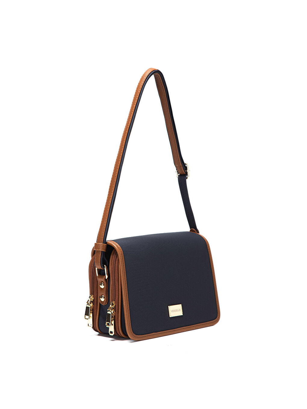 Lacivert Kadın Çapraz Çanta 027-Vergelio Bag-1