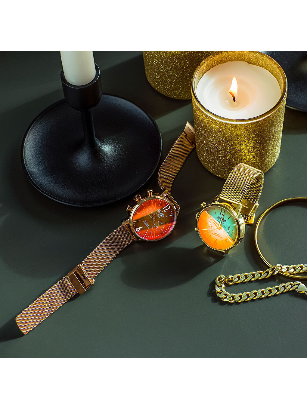 Pembe WWRC715 36 mm Kadın Kol Saati-1