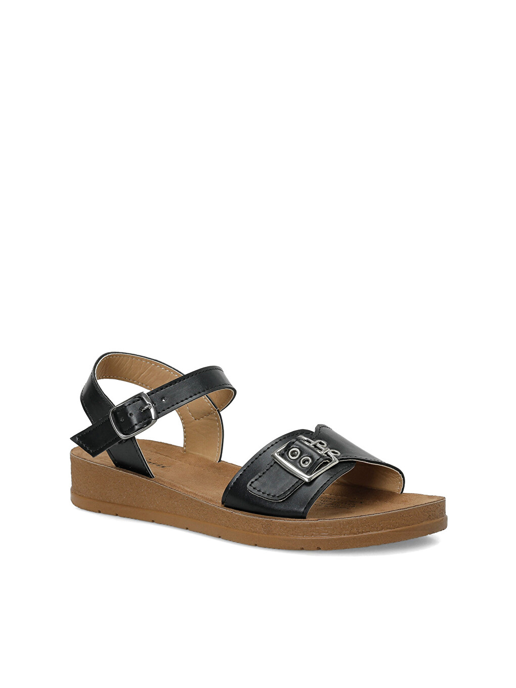 409031.Z Siyah Kadın Comfort Sandalet-1