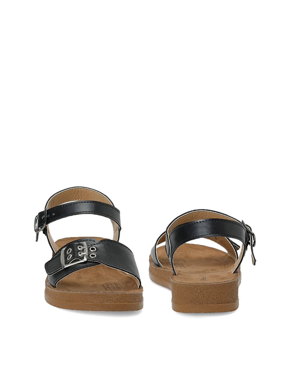 409031.Z Siyah Kadın Comfort Sandalet-4