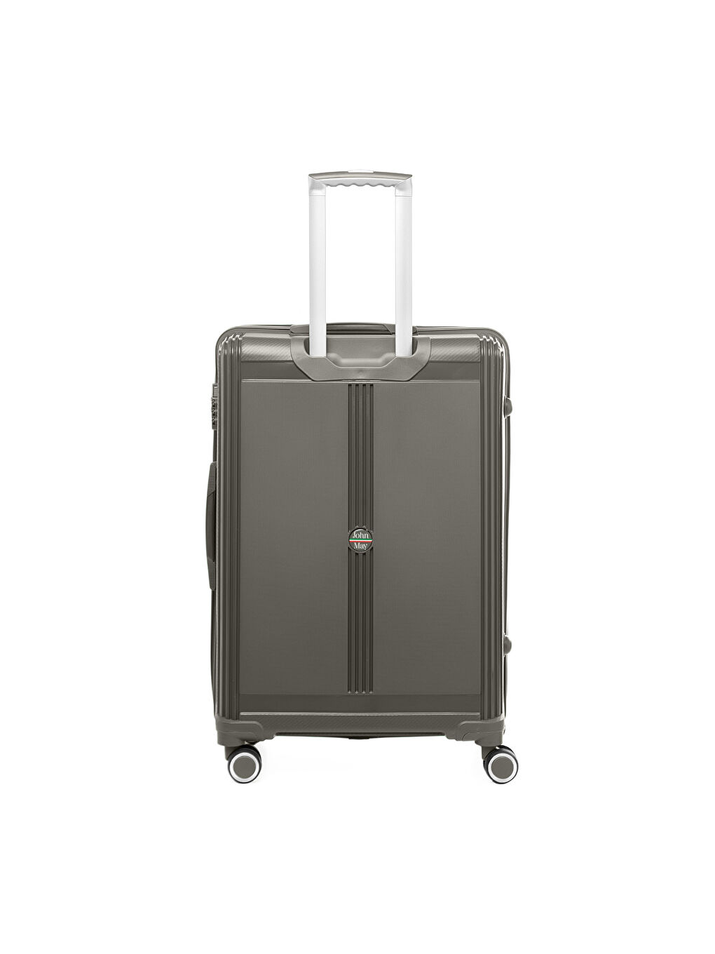 Unisex JMY8101.07 PP Silikon Valiz Büyük Boy 78 x48x32cm Gri-2