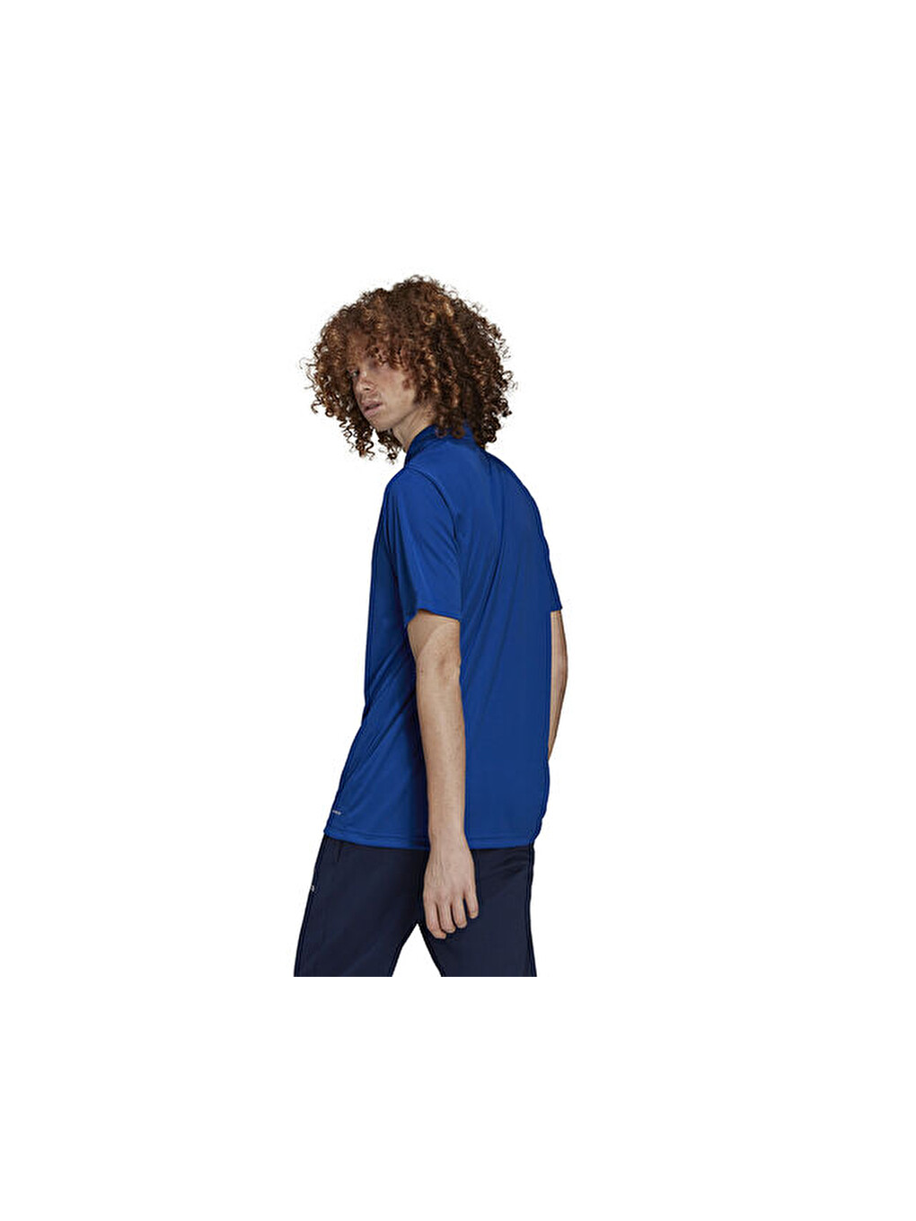 Ent22 Polo Erkek Futbol Polo Yaka Tişört Hg6285 Mavi-1