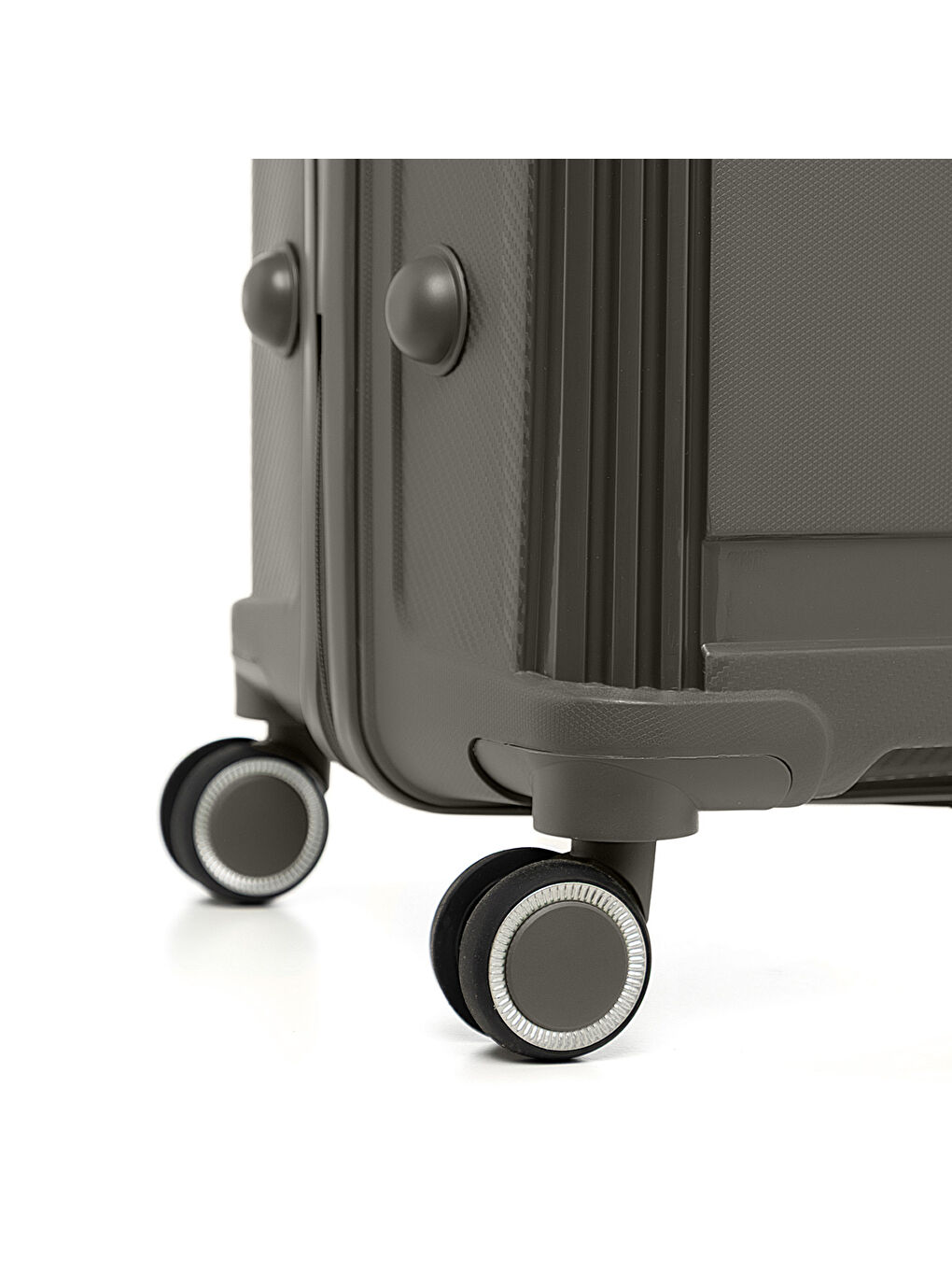 Unisex JMY8101.07 PP Silikon Valiz Büyük Boy 78 x48x32cm Gri-5