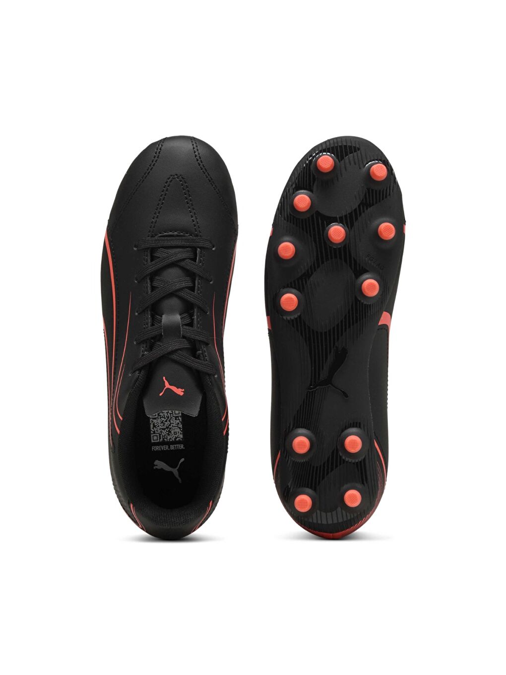 Vitoria Fg/Ag Jr Çocuk Siyah Krampon-4