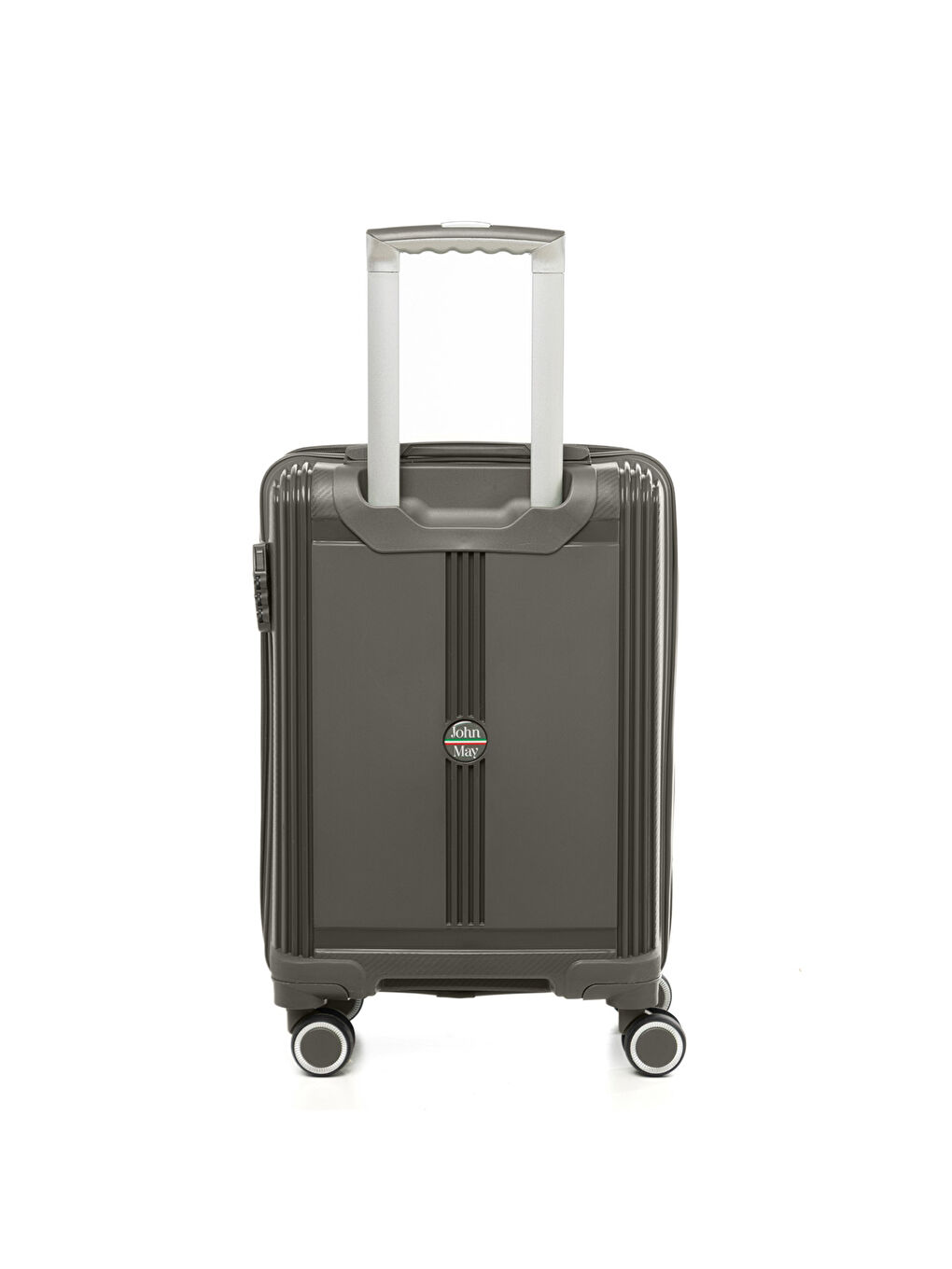 Unisex JMY8101.07 PP Silikon Valiz Küçük Boy 57x35x25cm Gri-2