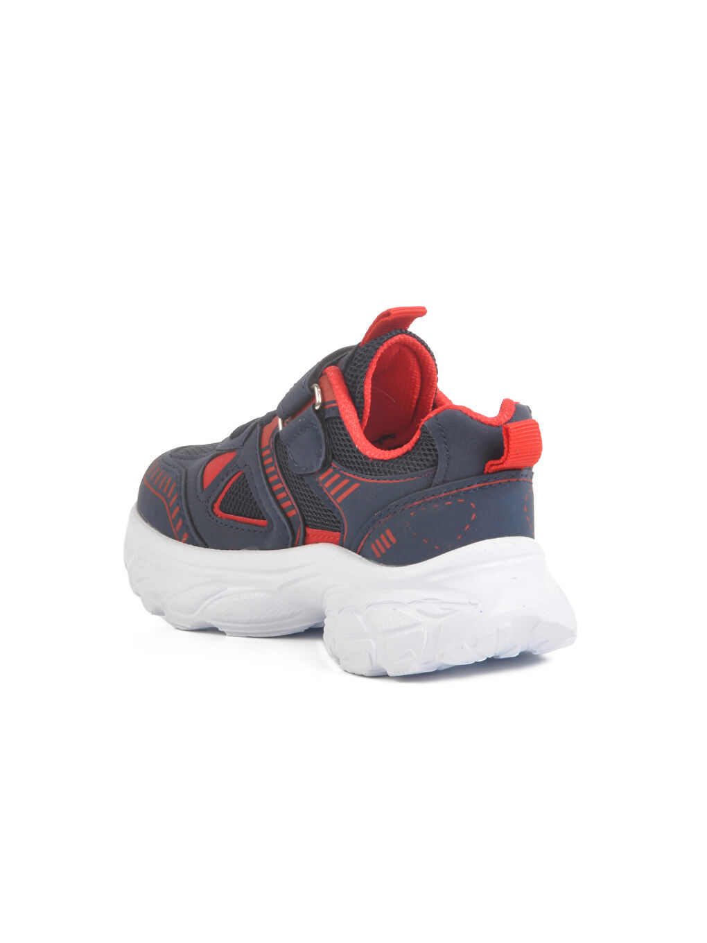 Lacivert Cırtlı Fileli Unisex Çocuk Spor Ayakkabı 1500 P-3