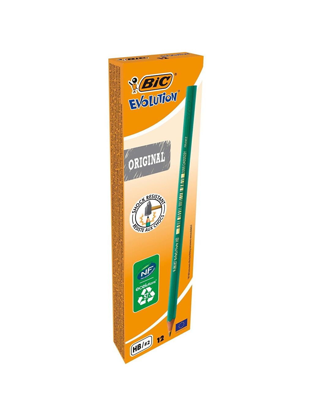 Bic Karışık Asorti Evolution 650 Hb Kurşun Kalem 12'li ve Kırmızı Kopya Kalemi 12'li - 2