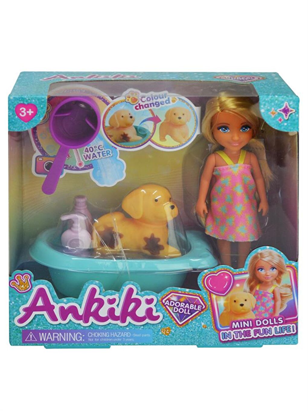 Ankiki Bebek Köpeğini Yıkıyor