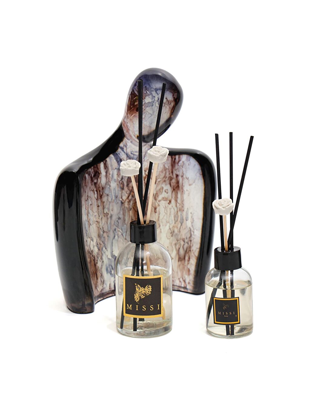 Siyah Vanilya Sandal Esintisi Oda Kokusu Seti-1