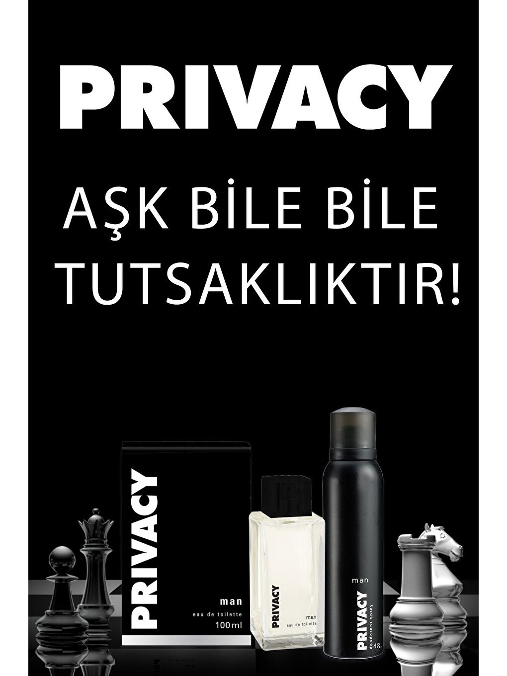 Privacy Beyaz Men Deodorant 3x150ml - 4